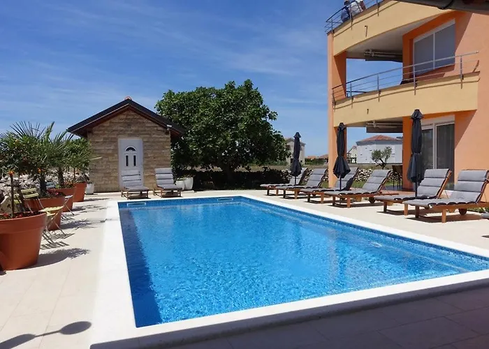 Apartament In Zadar With Sea View, Balcony, Air Conditioning, W-lan 3796-4