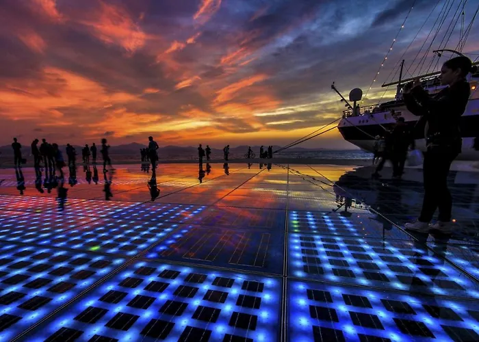 In Zadar With Sea View, Balcony, Air Conditioning, W-lan 3796-4 Lägenhet